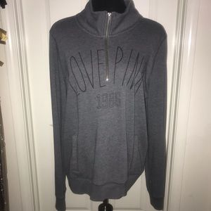 Victoria’s Secret PINK half zip sweater